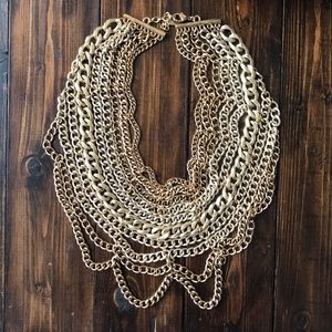 Gold chain necklace